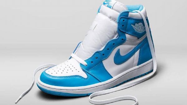 Nike Air Jordan 1 Retro Pudrové Boty Pro Muže Modrobílé