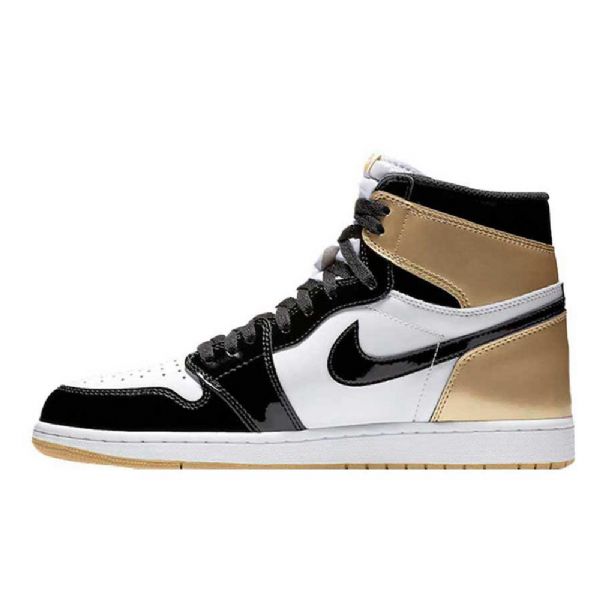 Nike Air Jordan 1 Top 3 Boty Pro Muže Černé Bílé Zlato