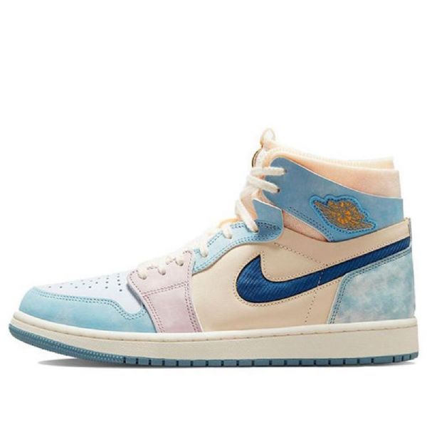 Nike Air Jordan 1 Zoom Comfort Retro Basketbalové Boty Pro Muže Modré
