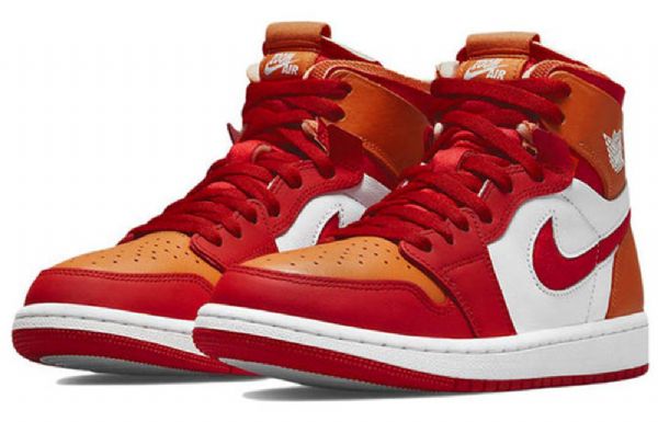 Nike Air Jordan 1 Zoom Air Comfort Retro Basketbalové Boty Pro Ženy Červené