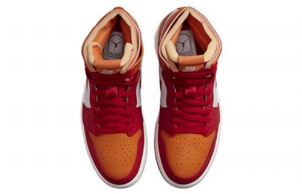 Nike Air Jordan 1 Zoom Air Comfort Retro Basketbalové Boty Pro Ženy Červené