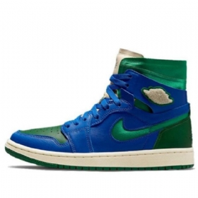 Nike Aleali May Air Jordan 1 High Tops Zoom Pohodlné Retro Basketbalové Boty Pro Ženy Zelená Modrá