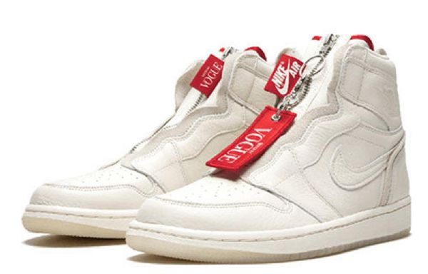 Nike Anna Wintour Air Jordan 1 Retro Vysoké Topy Na Zip Basketbalové Boty Pro Ženy Khaki