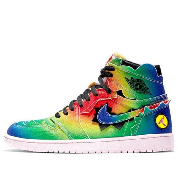 Nike J. Balvin Air Jordan 1 Retro Og High Tops Basketbalové Boty Pro Muže Vícebarevné