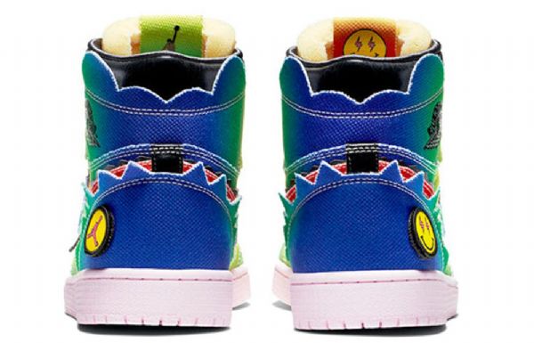 Nike J. Balvin Air Jordan 1 Retro Og High Tops Basketbalové Boty Pro Muže Vícebarevné