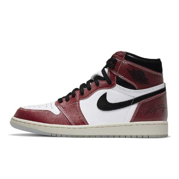 Nike Trophy Room Jordan 1 Retro High Tops Boty Og Chicago Pro Muže Vínově Bílá