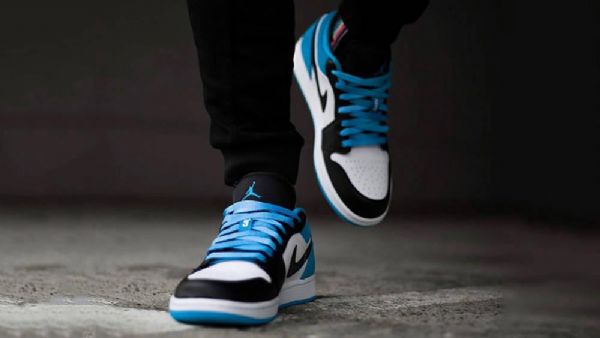 Nízké Laserové Boty Nike Air Jordan 1 Pro Muže Modré