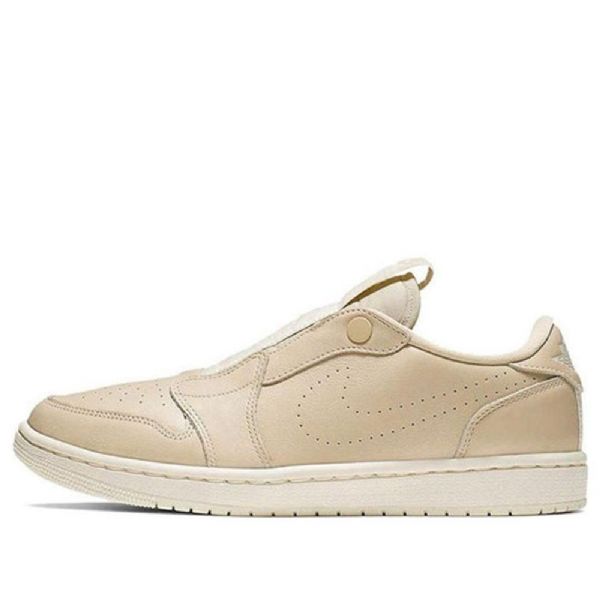 Nízké Nazouvací Retro Basketbalové Boty Nike Air Jordan 1 Pro Ženy V Khaki Barvě