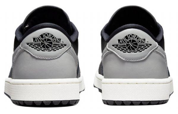 Nízké Pánské Golfové Sportovní Boty Nike Air Jordan 1 Černá Šedá