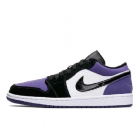 Nízké Pánské Tenisky Nike Air Jordan 1 Ve Fialové Barvě