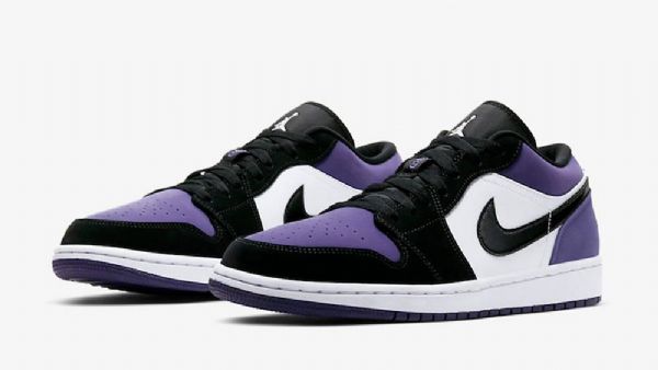 Nízké Pánské Tenisky Nike Air Jordan 1 Ve Fialové Barvě
