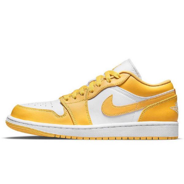 Nízké Pylové Boty Nike Air Jordan 1 Pro Muže Žlutobílé