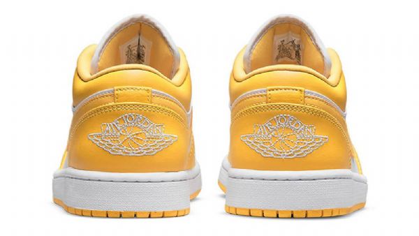 Nízké Pylové Boty Nike Air Jordan 1 Pro Ženy Žlutobílé