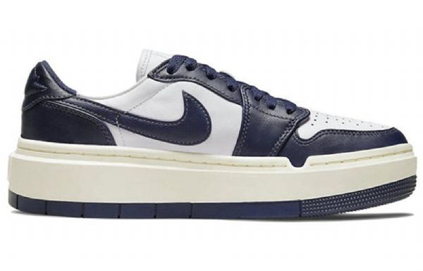 Nízké Retro Basketbalové Boty Nike Air Jordan 1 Elevate Pro Ženy V Tmavě Modré Barvě