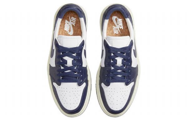 Nízké Retro Basketbalové Boty Nike Air Jordan 1 Elevate Pro Ženy V Tmavě Modré Barvě