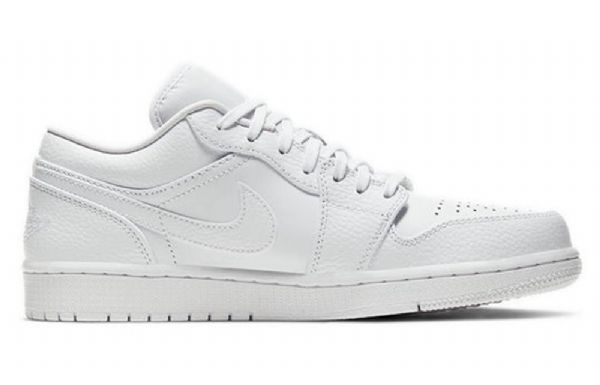 Nízké Retro Basketbalové Boty Nike Air Jordan 1 Pro Muže Bílé