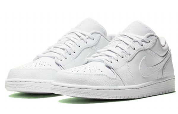 Nízké Retro Basketbalové Boty Nike Air Jordan 1 Pro Muže Bílé