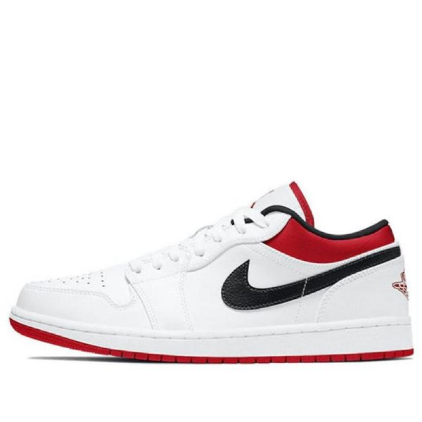 Nízké Retro Basketbalové Boty Nike Air Jordan 1 Pro Muže Bílo Červené