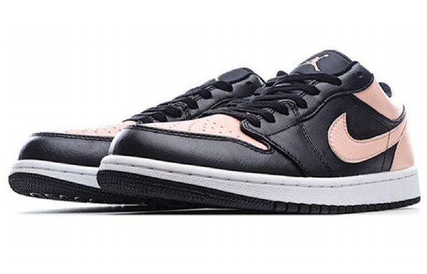 Nízké Retro Basketbalové Boty Nike Air Jordan 1 Pro Muže Černá Coral