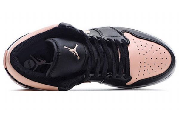 Nízké Retro Basketbalové Boty Nike Air Jordan 1 Pro Muže Černá Coral