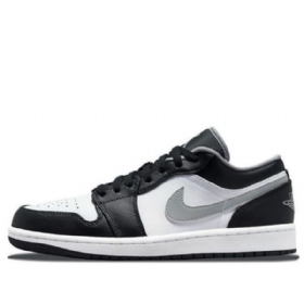 Nízké Retro Basketbalové Boty Nike Air Jordan 1 Pro Muže Černá Šedá