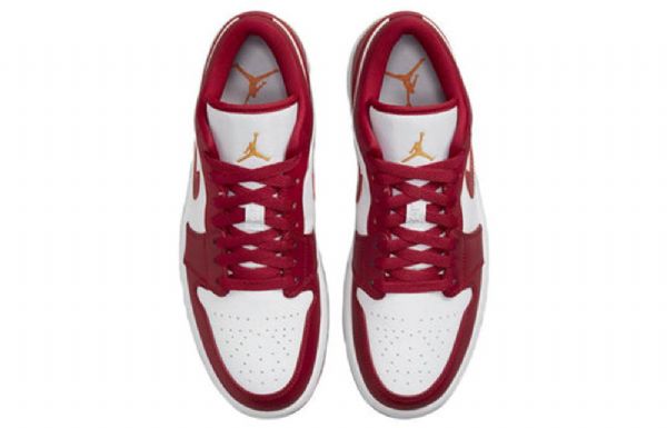 Nízké Retro Basketbalové Boty Nike Air Jordan 1 Pro Muže Červené