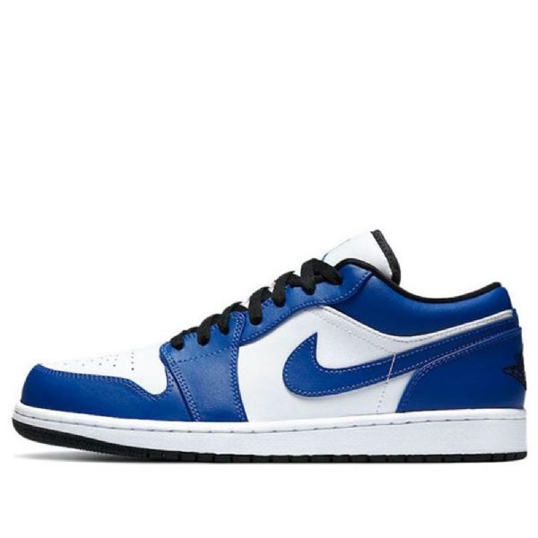 Nízké Retro Basketbalové Boty Nike Air Jordan 1 Pro Muže Modrobílé