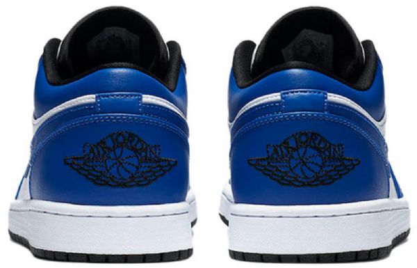 Nízké Retro Basketbalové Boty Nike Air Jordan 1 Pro Muže Modrobílé