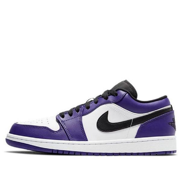 Nízké Retro Basketbalové Boty Nike Air Jordan 1 Pro Muže Ve Fialové Barvě