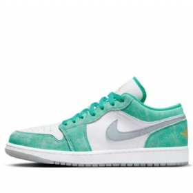 Nízké Retro Basketbalové Boty Nike Air Jordan 1 Pro Muže Zelená Černá