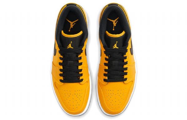 Nízké Retro Basketbalové Boty Nike Air Jordan 1 Pro Muže Zlato Černá