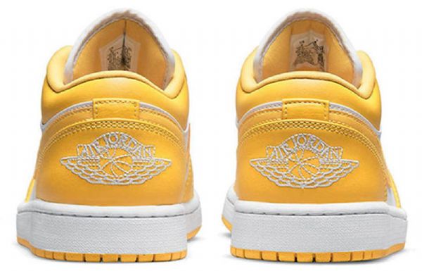 Nízké Retro Basketbalové Boty Nike Air Jordan 1 Pro Muže Žlutá Bílá