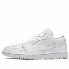 Nízké Retro Basketbalové Boty Nike Air Jordan 1 Pro Ženy Bílé