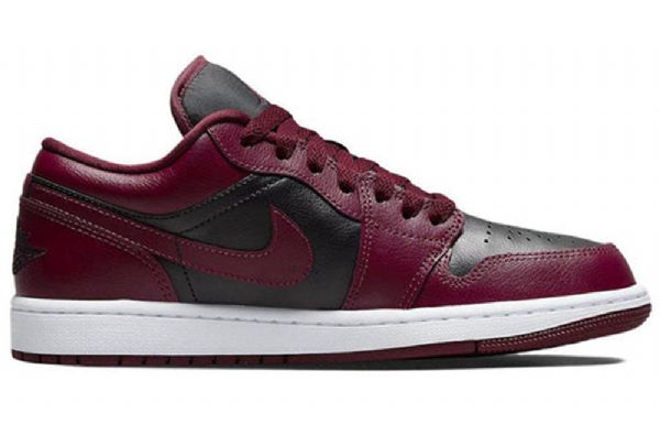 Nízké Retro Basketbalové Boty Nike Air Jordan 1 Pro Ženy Burgundsko Černá