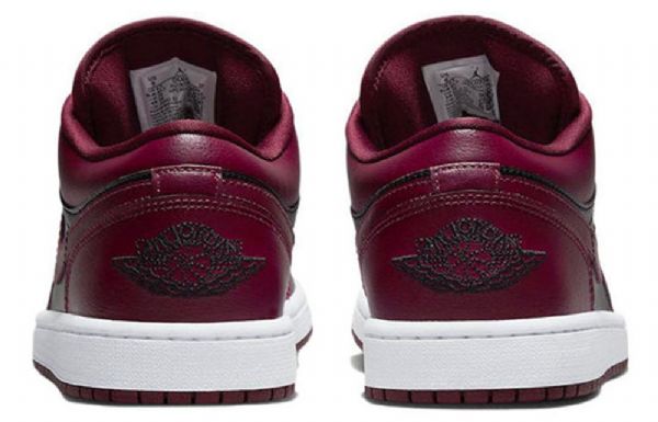 Nízké Retro Basketbalové Boty Nike Air Jordan 1 Pro Ženy Burgundsko Černá