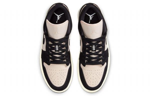 Nízké Retro Basketbalové Boty Nike Air Jordan 1 Pro Ženy Černé