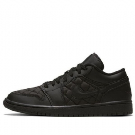 Nízké Retro Basketbalové Boty Nike Air Jordan 1 Pro Ženy Černé