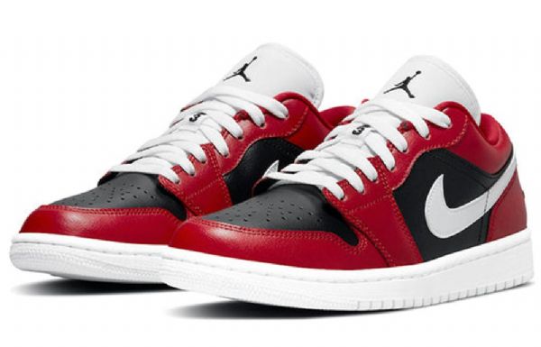 Nízké Retro Basketbalové Boty Nike Air Jordan 1 Pro Ženy Červenobílé