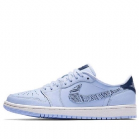 Nízké Retro Basketbalové Boty Nike Air Jordan 1 Pro Ženy Modré