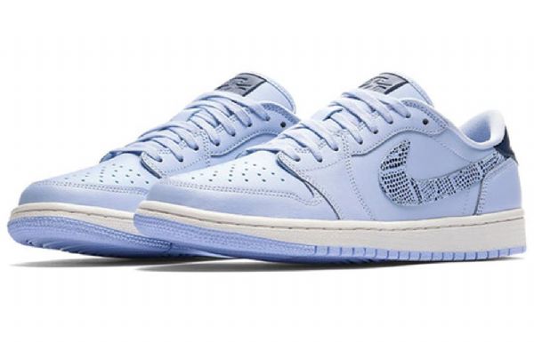 Nízké Retro Basketbalové Boty Nike Air Jordan 1 Pro Ženy Modré