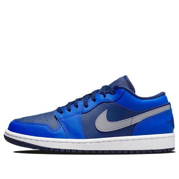 Nízké Retro Basketbalové Boty Nike Air Jordan 1 Pro Ženy Modrobílé