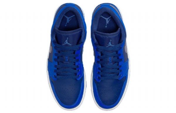 Nízké Retro Basketbalové Boty Nike Air Jordan 1 Pro Ženy Modrobílé