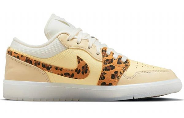 Nízké Retro Basketbalové Boty Nike Air Jordan 1 Pro Ženy V Khaki Barvě