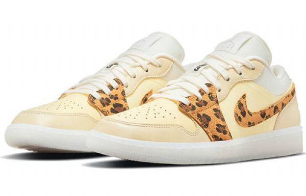 Nízké Retro Basketbalové Boty Nike Air Jordan 1 Pro Ženy V Khaki Barvě