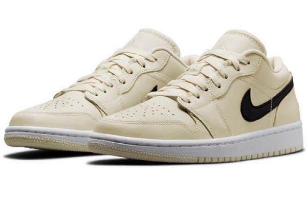 Nízké Retro Basketbalové Boty Nike Air Jordan 1 Pro Ženy V Khaki Barvě