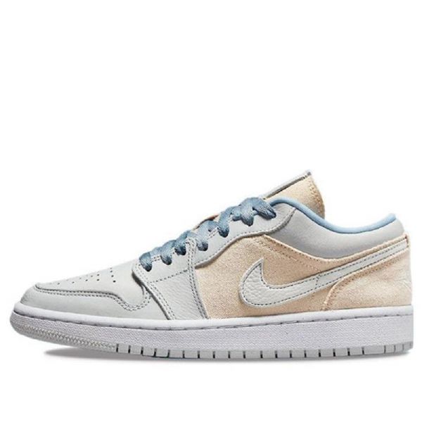 Nízké Retro Basketbalové Boty Nike Air Jordan 1 Pro Ženy V Khaki Barvě