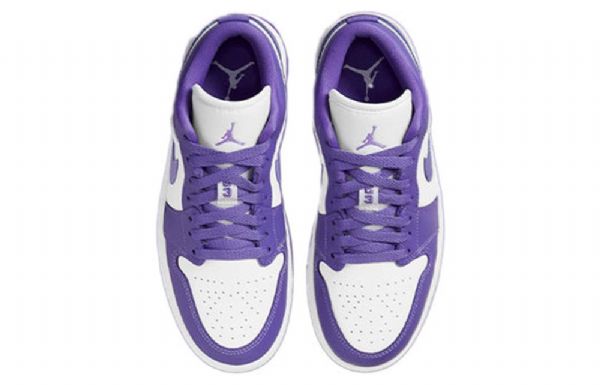 Nízké Retro Basketbalové Boty Nike Air Jordan 1 Pro Ženy Ve Fialové Barvě