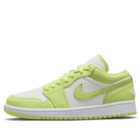 Nízké Retro Basketbalové Boty Nike Air Jordan 1 Pro Ženy Zelenobílé