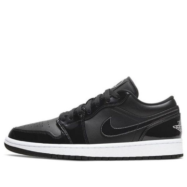Nízké Retro Pánské Basketbalové Boty Nike Air Jordan 1 Černé