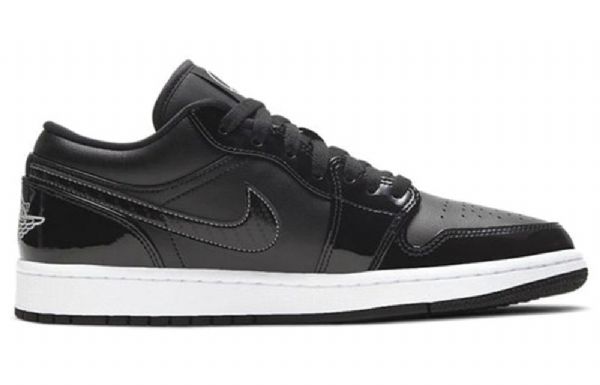 Nízké Retro Pánské Basketbalové Boty Nike Air Jordan 1 Černé